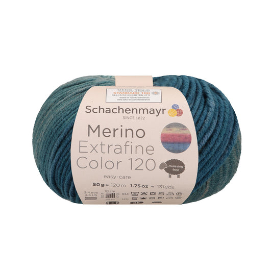 Schachenmayr Merino Extrafine Color 120, 90553, Farbe 474, emerald color