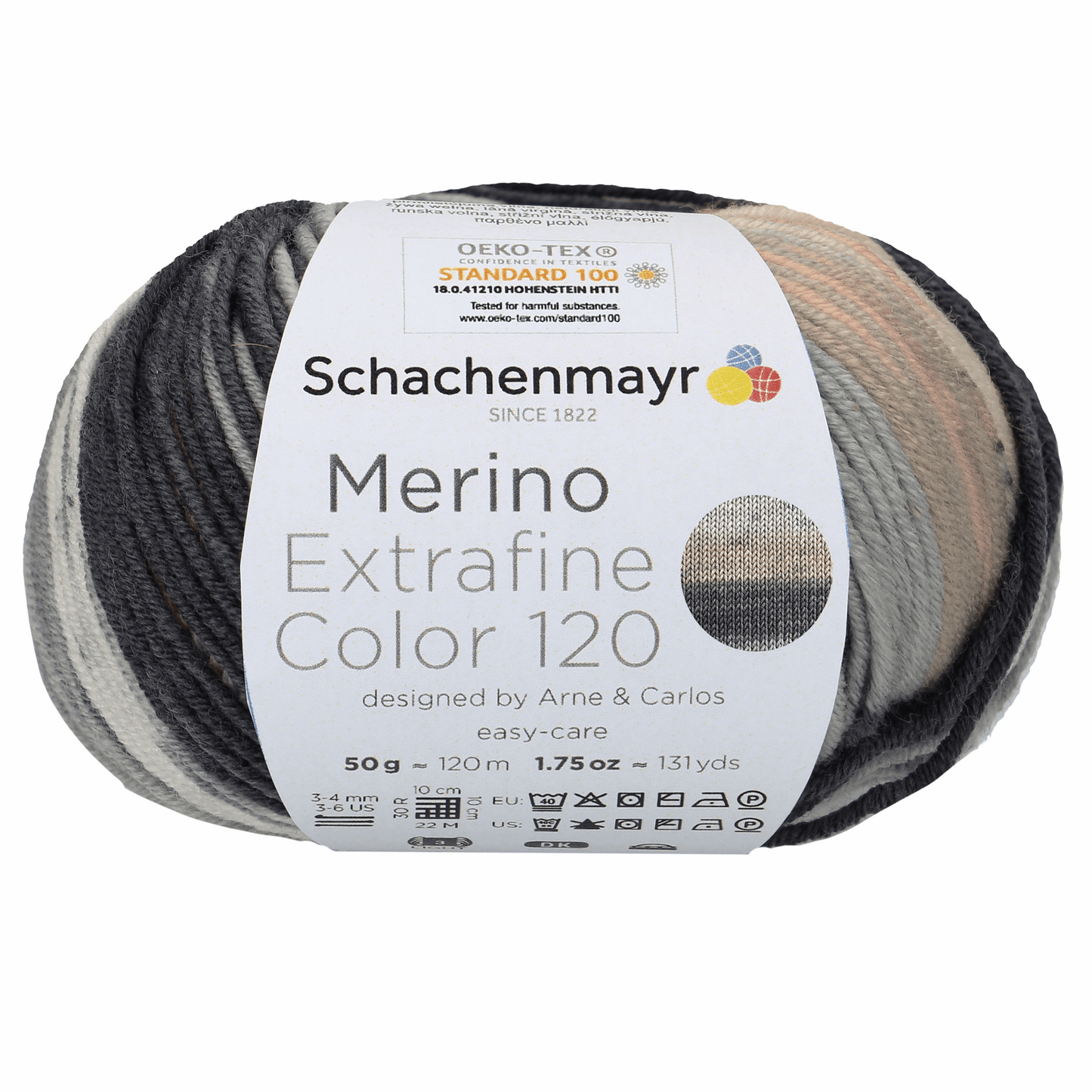 Schachenmayr Merino Extrafine Color 120, 90553, Farbe stone color 475