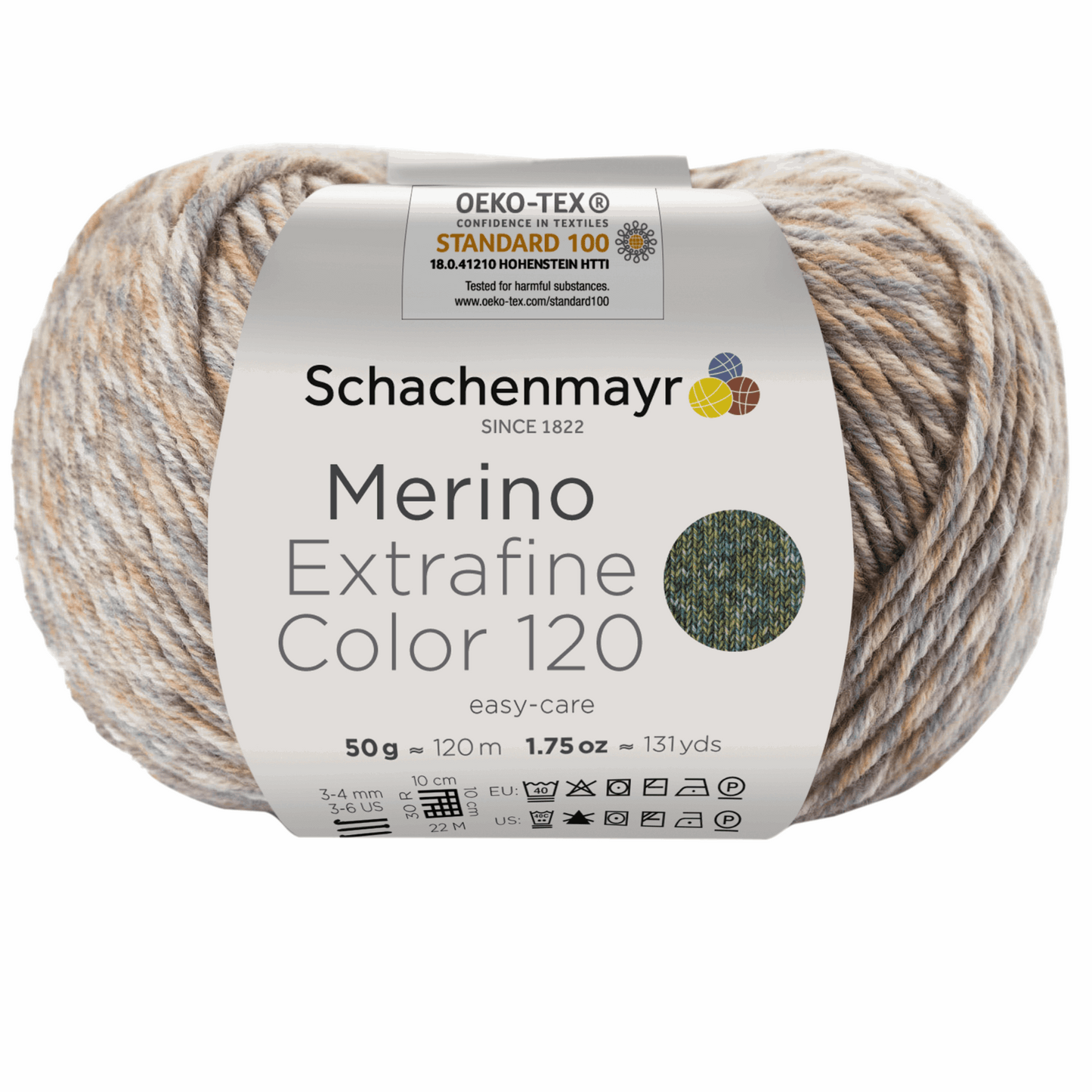Schachenmayr Merino Extrafine Color 120, 90553, Farbe sand color 497