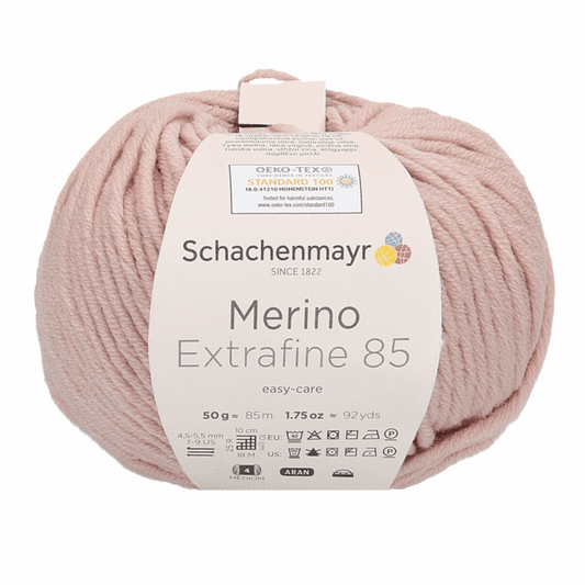 Schachenmayr Merino extrafine 85 50G, 90554, color antique pink 1243