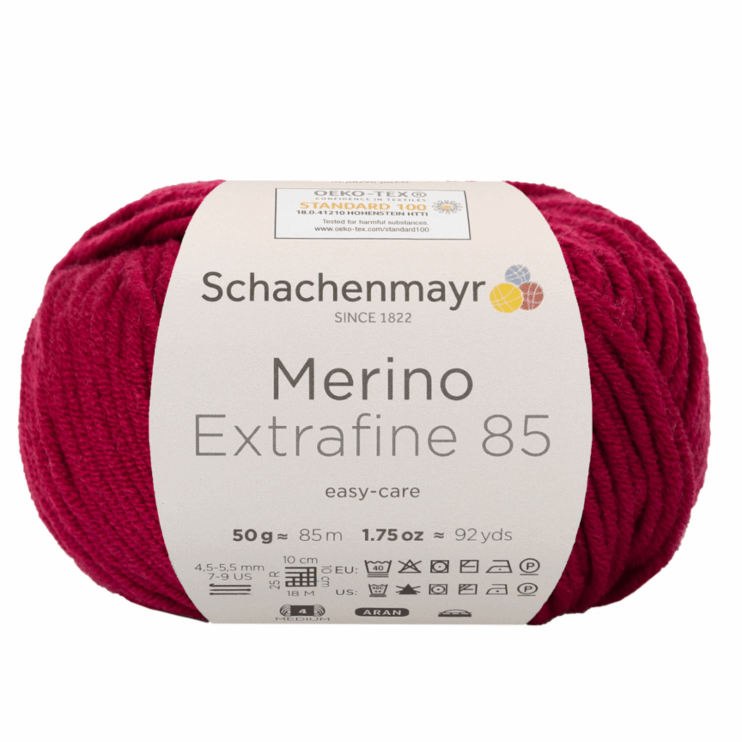 Schachenmayr Merino extrafine 85 50G, 90554, Farbe weinrot 232