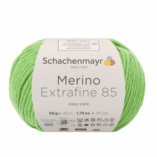 Schachenmayr Merino extrafine 85 50G, 90554, color apple 273