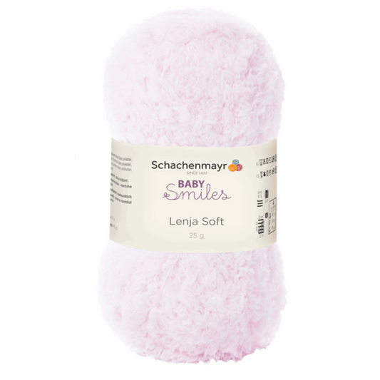 Schachenmayr Lenja soft 25g - Baby, 90560, color pink 1035
