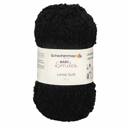 Schachenmayr Lenja soft 25g - Baby, 90560, color black 1099