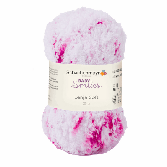 Schachenmayr Lenja soft 25g - Baby, 90560, Farbe pink spot 81
