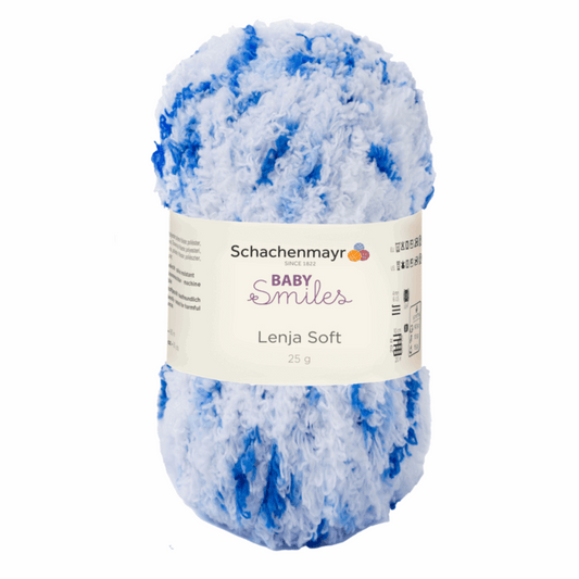Schachenmayr Lenja soft 25g - Baby, 90560, Farbe blue spot 82