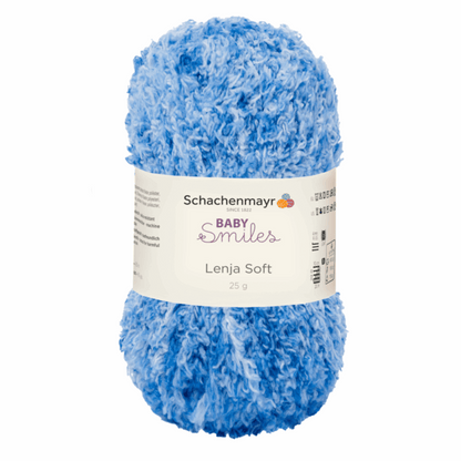 Schachenmayr Lenja soft 25g - Baby, 90560, Farbe jeans spray 85