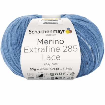 Schachenmayr Merino extrafine 285 Lace 50g, 90574, color denim allure 583