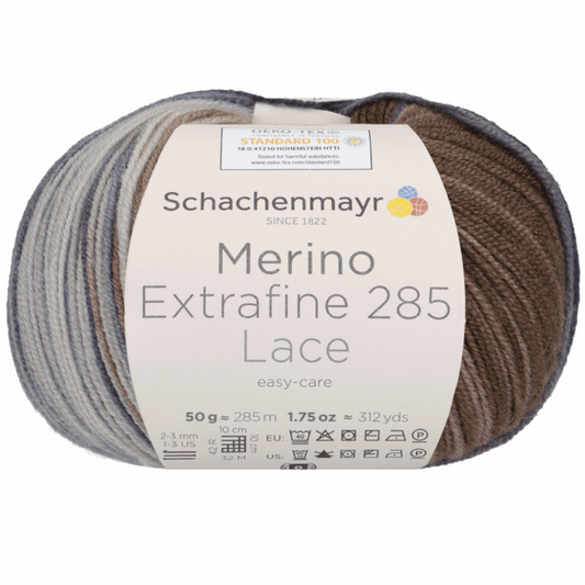 Schachenmayr Merino extrafine 285 Lace 50g, 90574, color stone 604