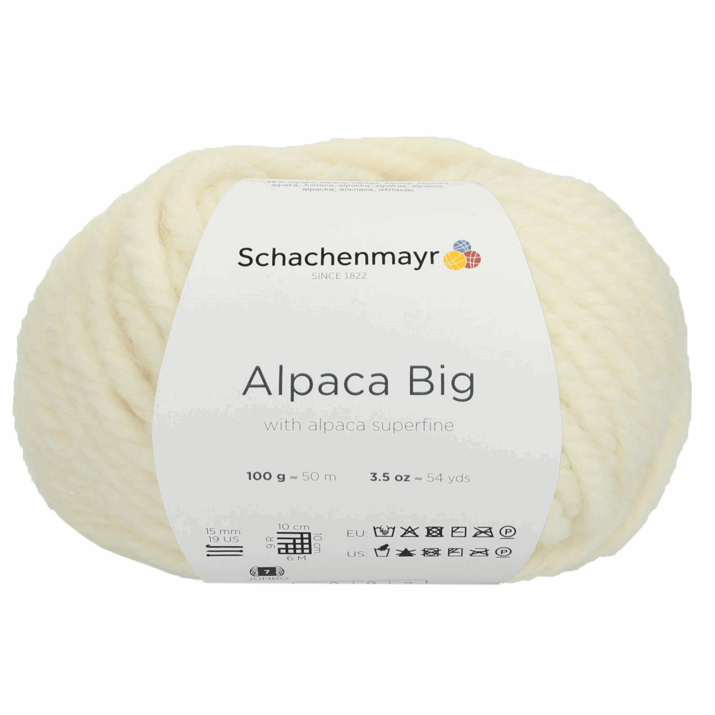 Schachenmayr Alpaca big100 G, 90588, Farbe cloud 2