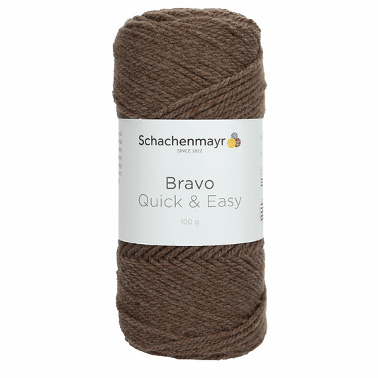 Schachenmayr Bravo quick & easy 100g, 90590, Farbe holz meliert 8197