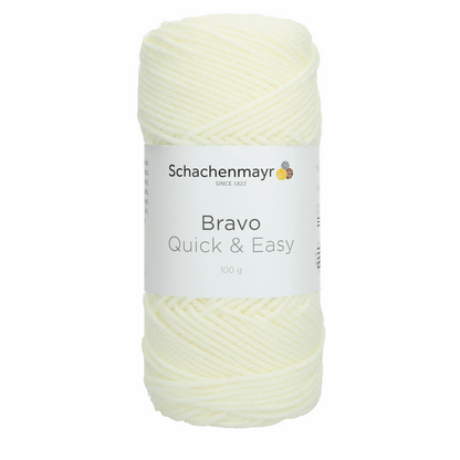 Schachenmayr Bravo quick & easy 100g, 90590, Farbe ecru 8200