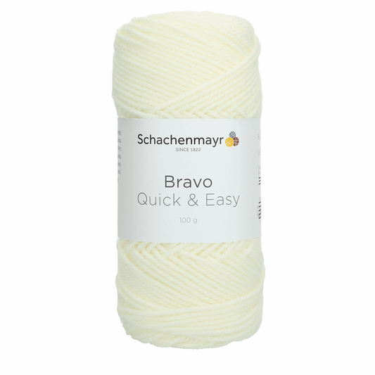 Schachenmayr Bravo quick &amp; easy 100g, 90590, color ecru 8200