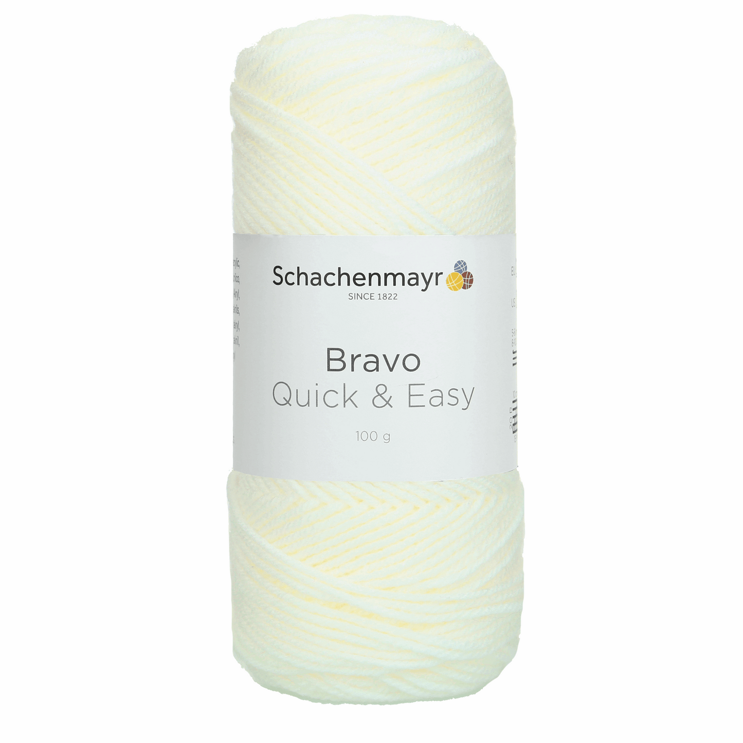 Schachenmayr Bravo quick & easy 100g, 90590, Farbe weiss 8224