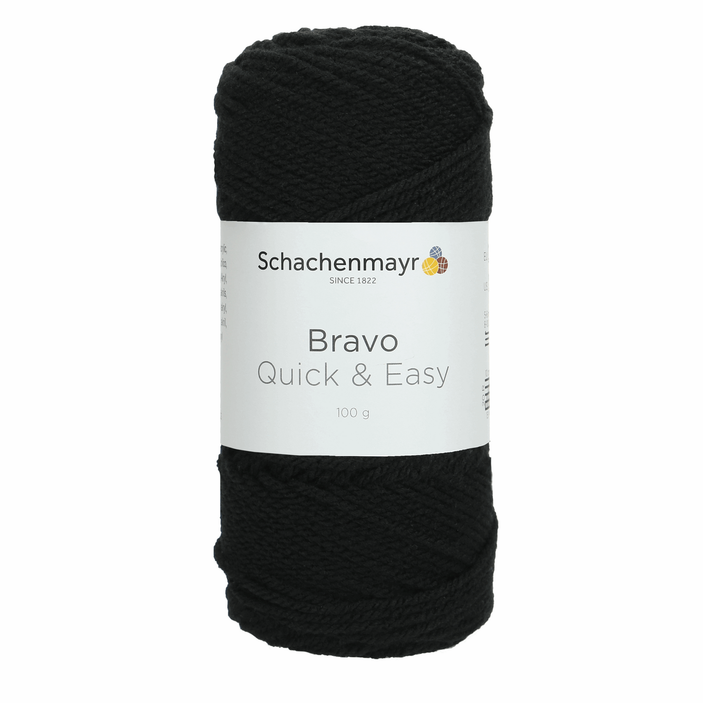 Schachenmayr Bravo quick & easy 100g, 90590, Farbe schwarz 8226