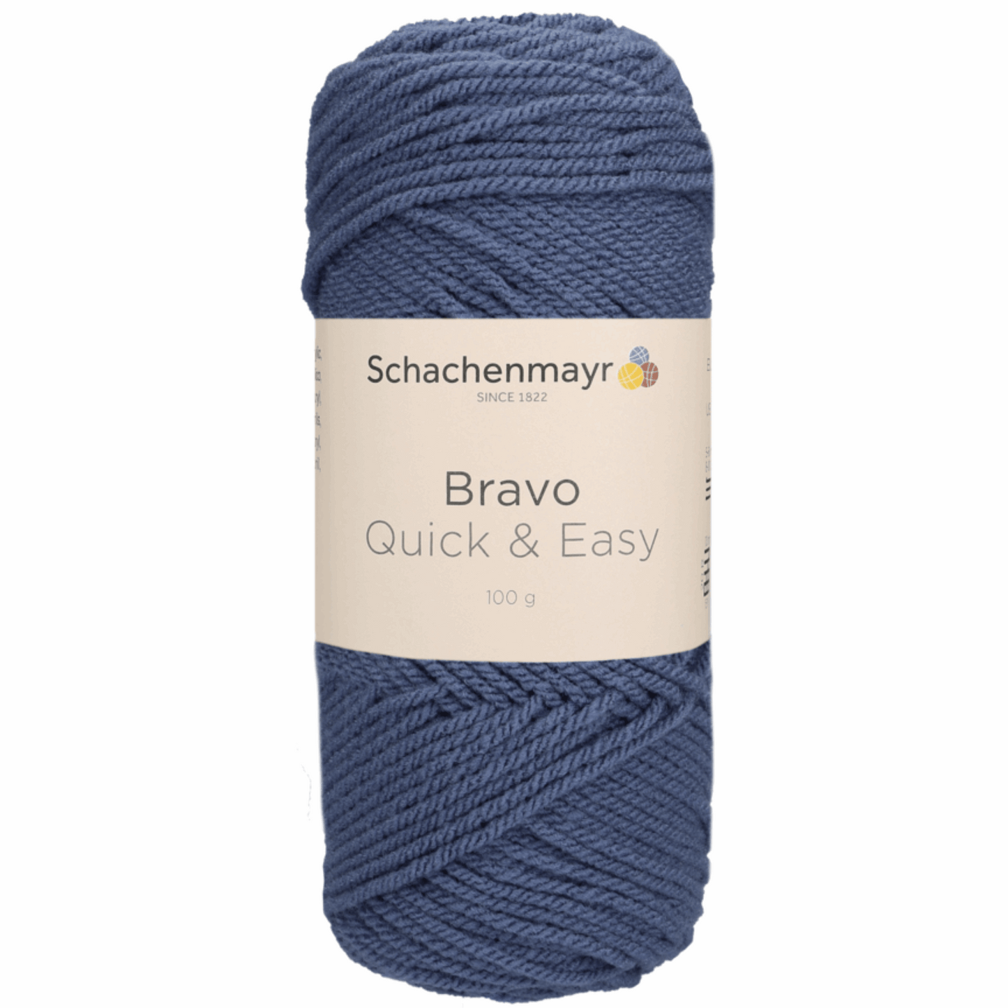 Schachenmayr Bravo quick & easy 100g, 90590, Farbe jeans 8389