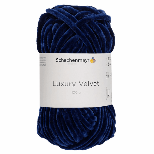 Schachenmayr Luxury Velvet 100g, 90592, Farbe navy 50