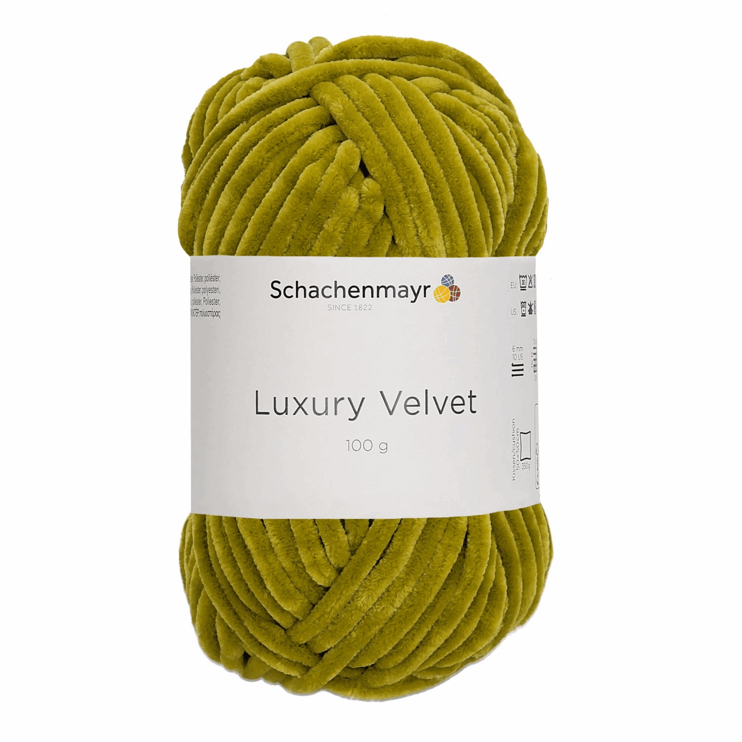 Schachenmayr Luxury Velvet 100g, 90592, color lime 72