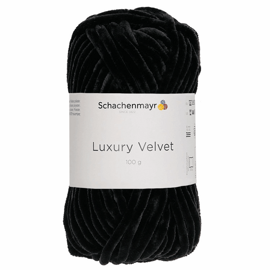 Schachenmayr Luxury Velvet 100g, 90592, color black sheep 99