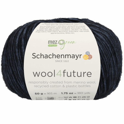 Schachenmayr Wool 4 Future 50g, 90594, color indigo 50