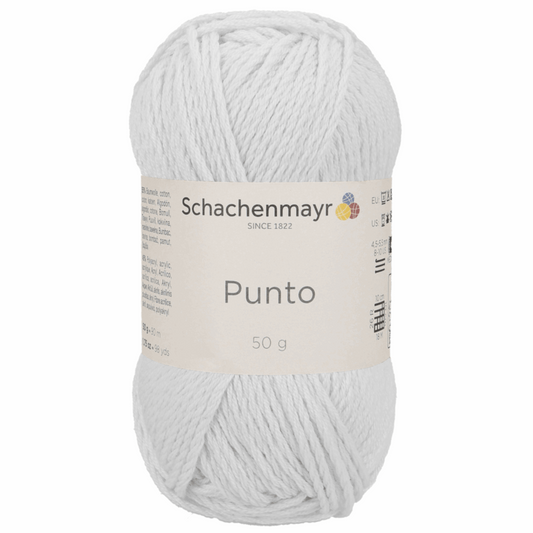 Schachenmayr Punto 50g, 90596, Farbe weiß 10