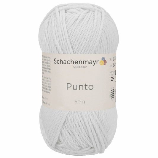 Schachenmayr Punto 50g, 90596, color white 10