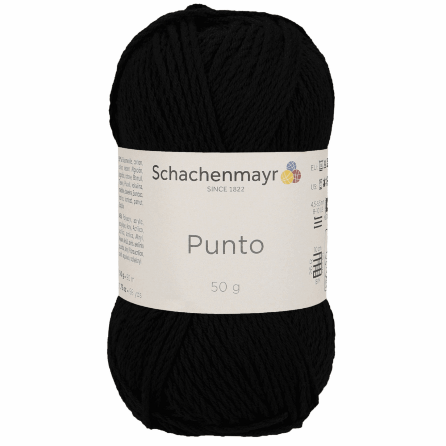 Schachenmayr Punto 50g, 90596, color black 99