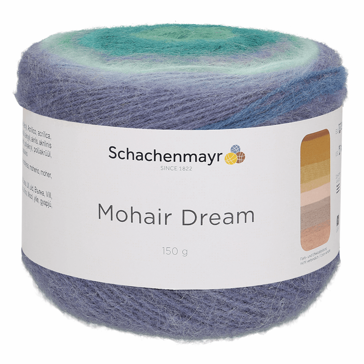 Schachenmayr Mohair Dream 150g, 90597, color peacock 84