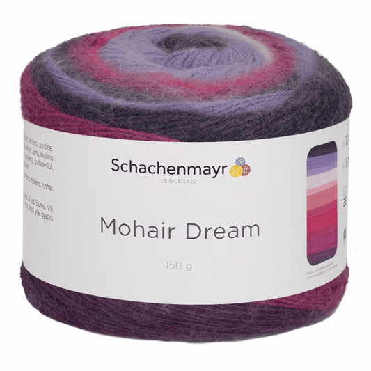 Schachenmayr Mohair Dream  150g, 90597, Farbe berry dream 87