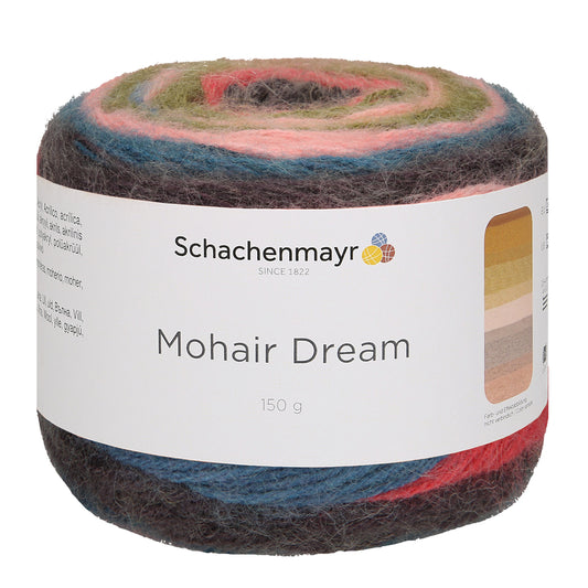 Mohair Dream 150g, 90597, color 89, butterfly color