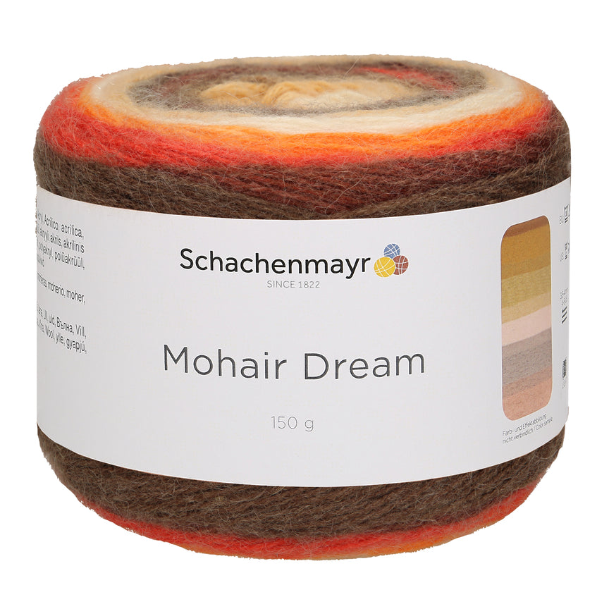 Mohair Dream 150g, 90597, Farbe 94, fire color