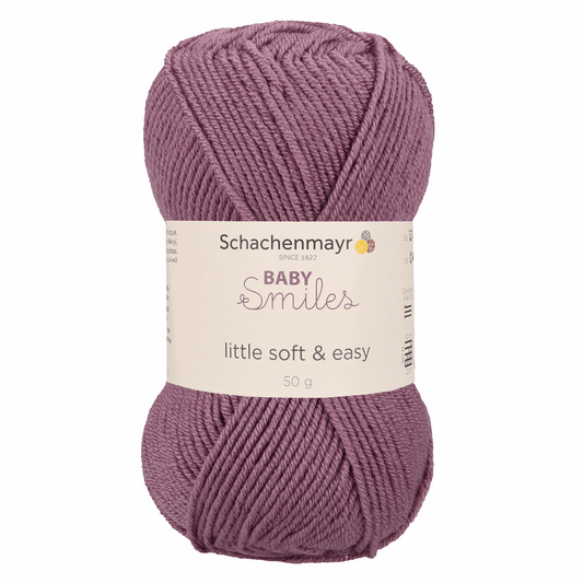Schachenmayr Little soft & easy 50g, 90599, Farbe pflaume 1046