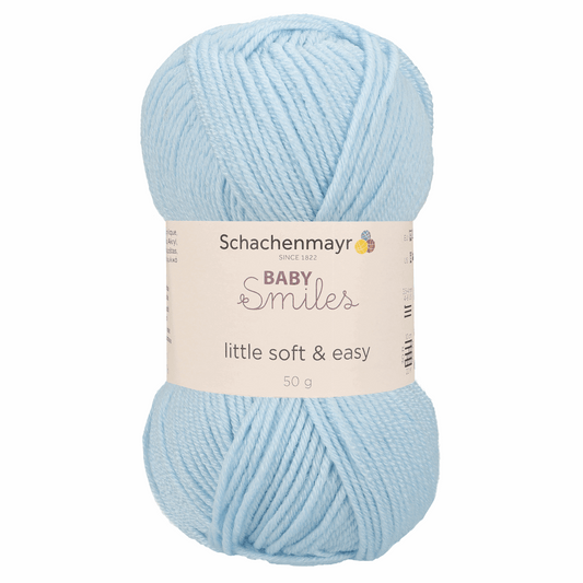 Schachenmayr Little soft & easy 50g, 90599, Farbe babyblau 1056