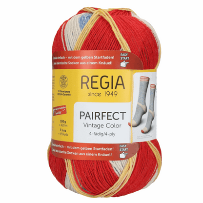 Regia 4-ply, 100g pairfect, 90613, color seaside blue 1365