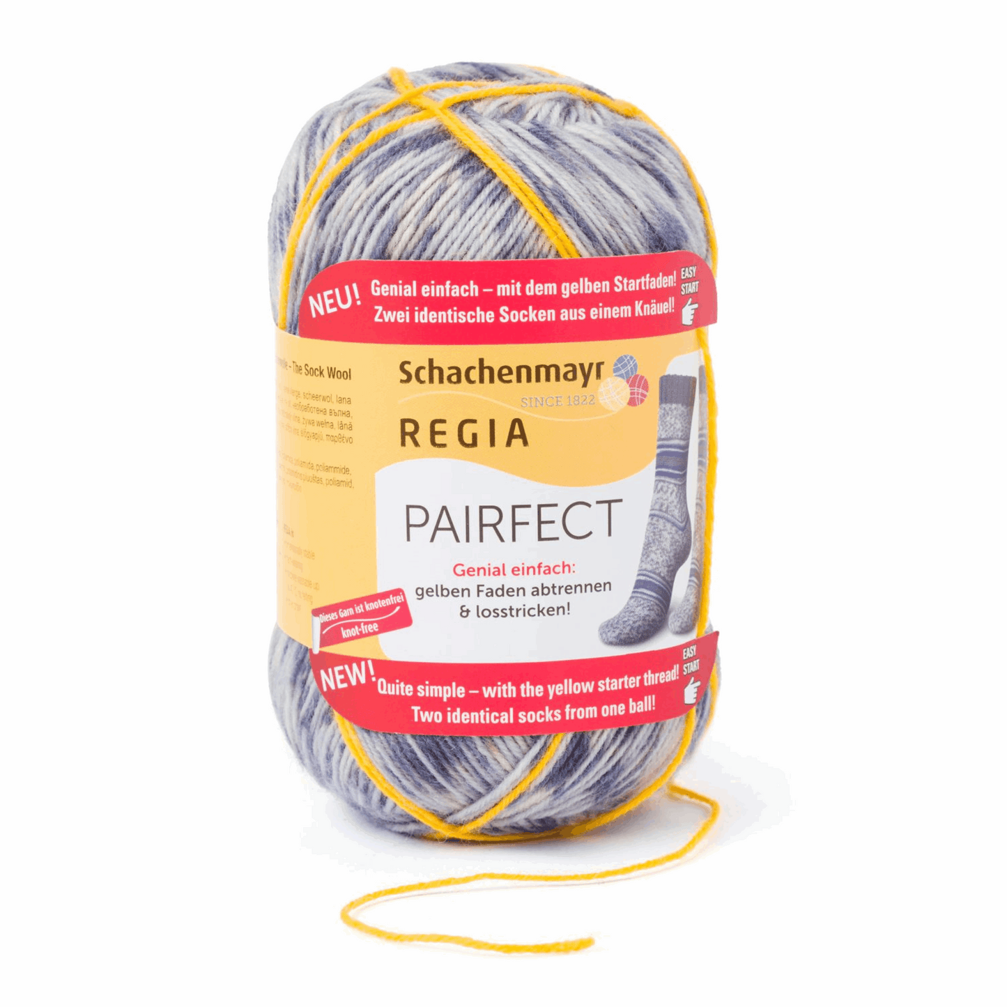 Regia 4-ply, 100g pairfect, 90613, color stone 7120