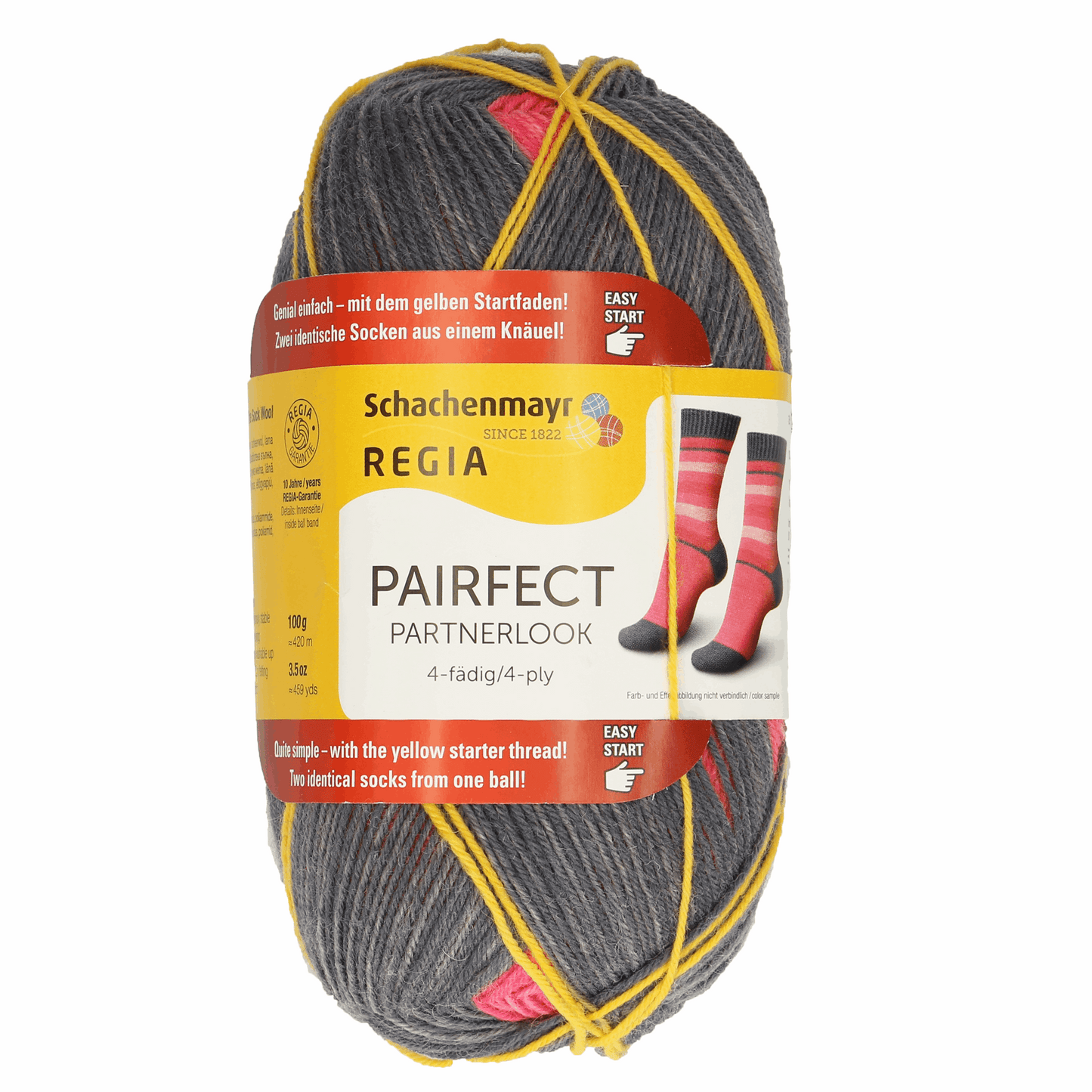 Regia 4-ply, 100g pairfect, 90613, color antonia 7128