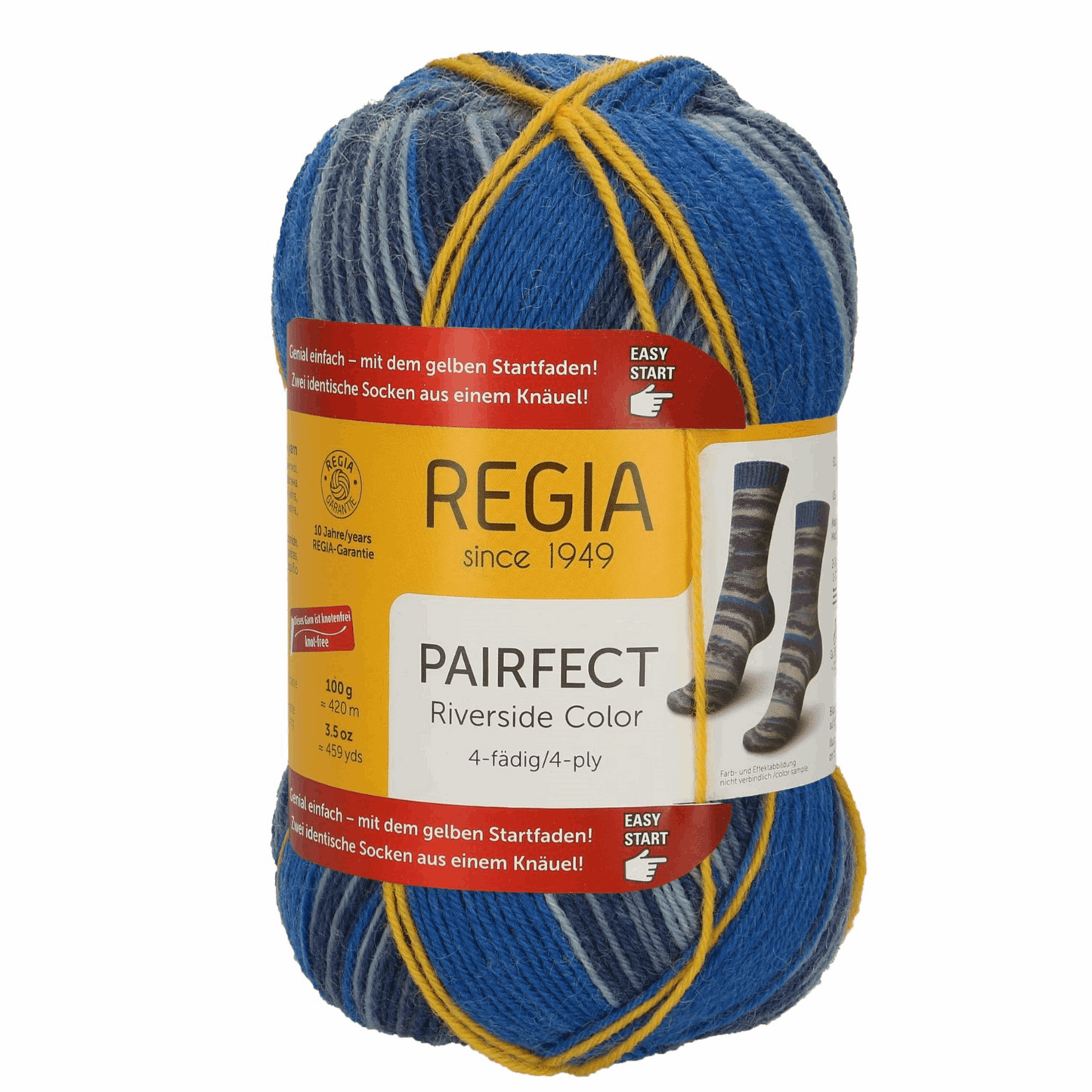 Regia 4fädig, 100g pairfect, 90613, Farbe shore 7153