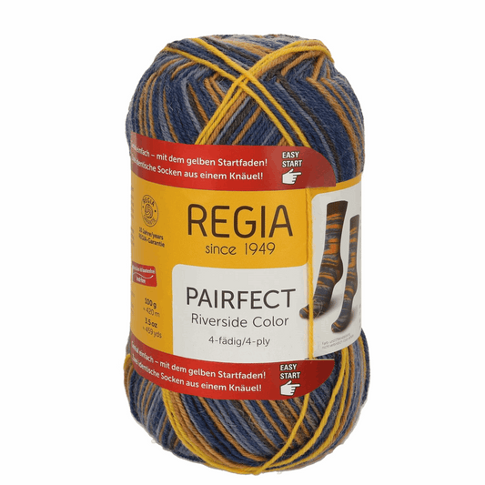 Regia 4fädig, 100g pairfect, 90613, Farbe jetty 7158
