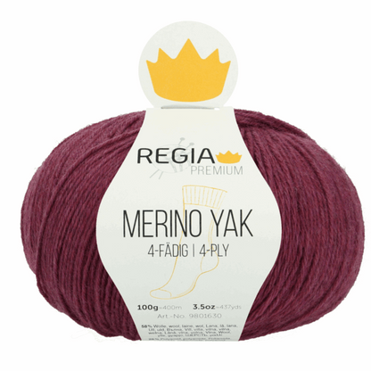 Regia Merino yak 100g Premium, 90630, Farbe raspberry 7517