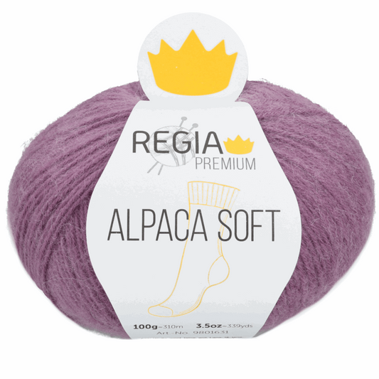 Regia Alpaca Soft 100g, 90631, Farbe mauve 36