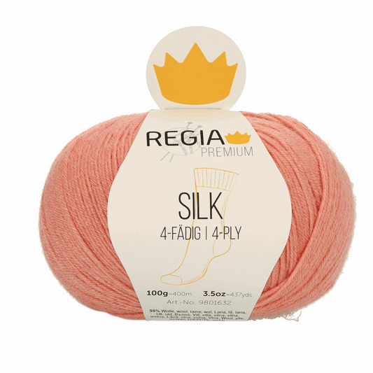 Regia Silk Premium 100g, 90632, Farbe apricot 32