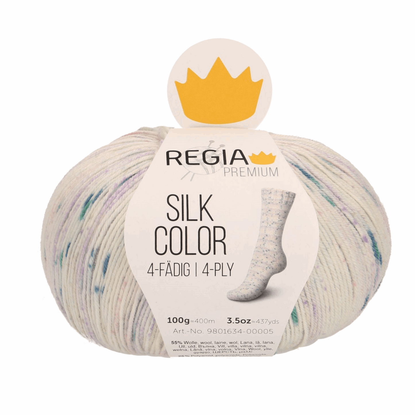 Regia Silk Premium Color 100g, 90634, color glance color 18