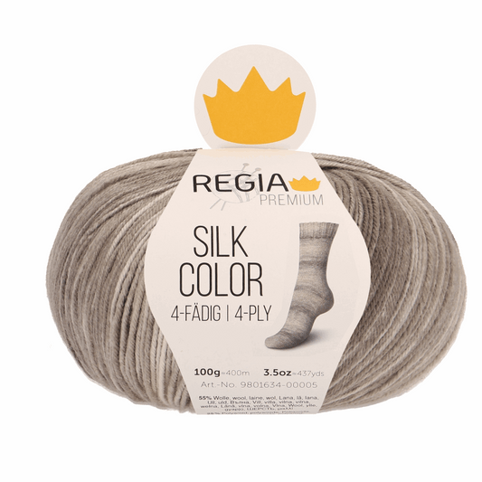 Regia Silk Premium Color 100g, 90634, color taupe color 21