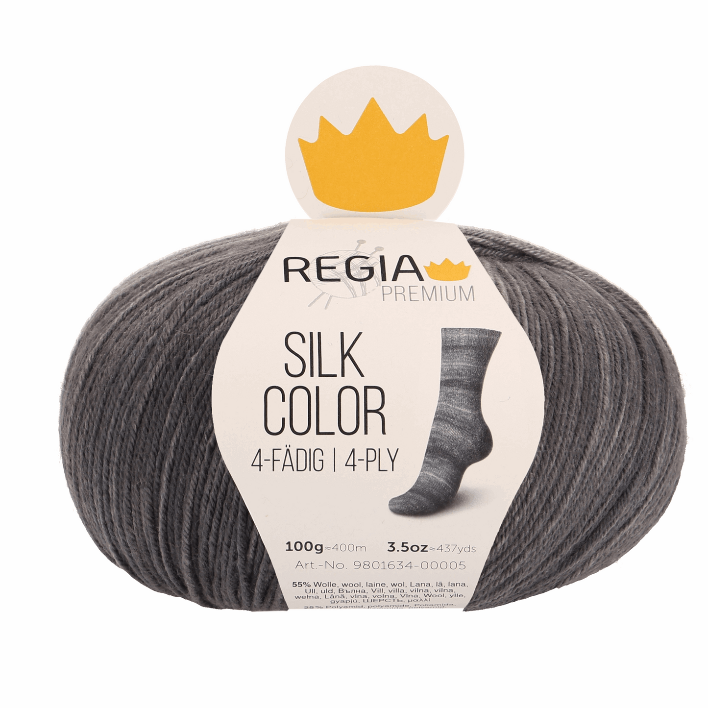 Regia Silk Premium Color 100g, 90634, color black color 99