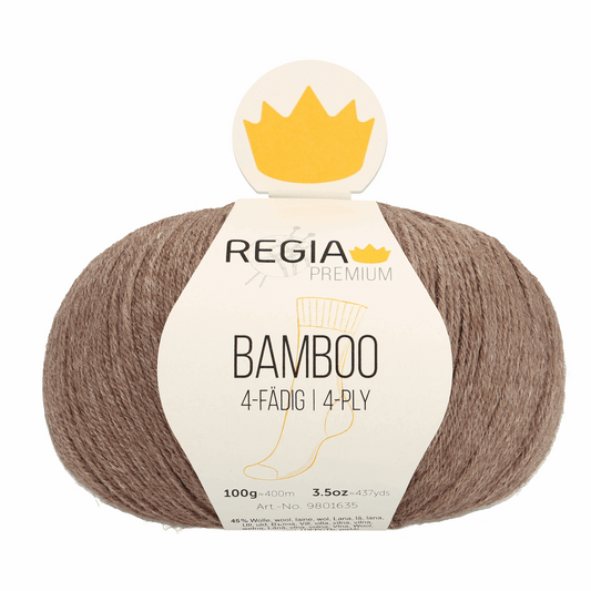 Regia Bamboo Premium 100g, 90635, Farbe taupe 23
