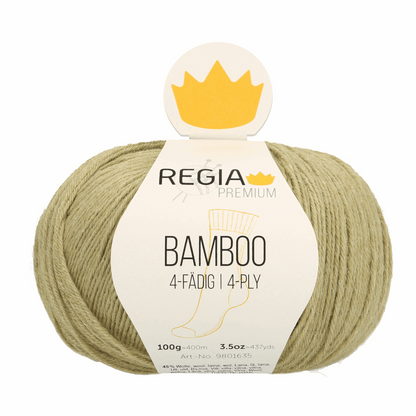 Regia Bamboo Premium 100g, 90635, color grass green 70