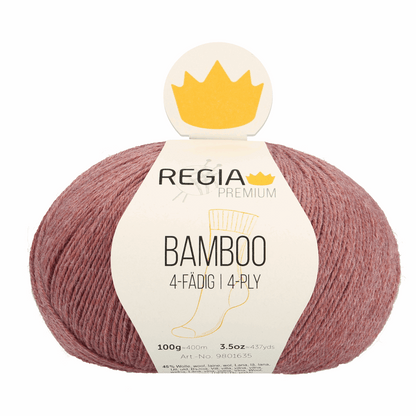 Regia Bamboo Premium 100g, 90635, color brown red 83