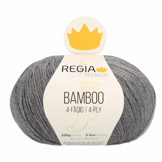 Regia Bamboo Premium 100g, 90635, Farbe grey 93