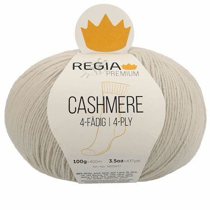 Regia Cashmere 4f 100g, 90637, color sandshell 20