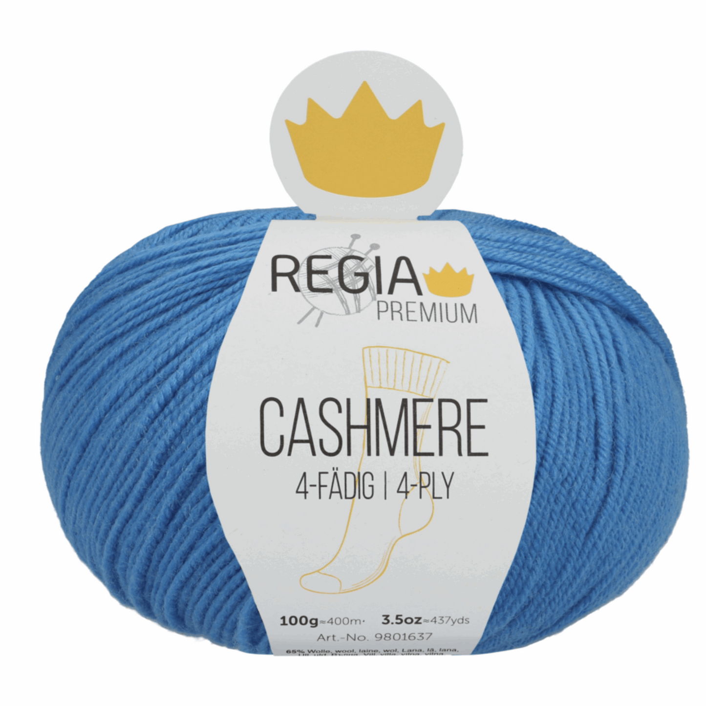 Regia Cashmere 4f 100g, 90637, color campanula 51